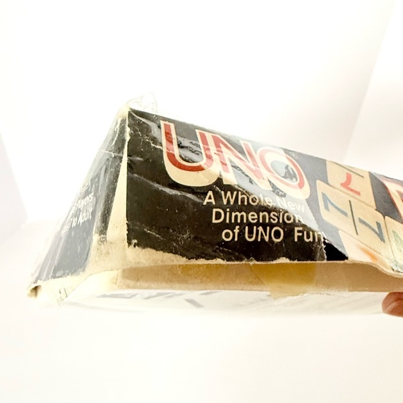 Vintage 1986 UNO Dominos Game Set, Racks, Instructions, Made in Taiwan - Picture 6 of 7